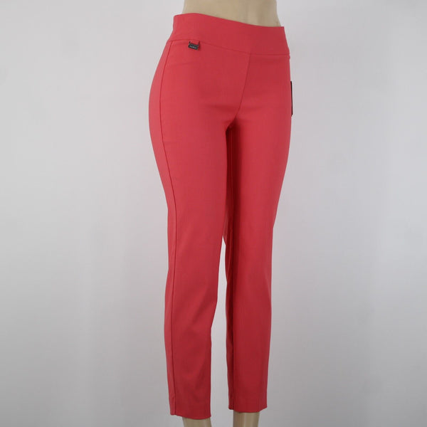 Premise NEW $58 Bengaline Sz XS x 26.5 Watermelon Pink Rayon Nylon Capri Pant