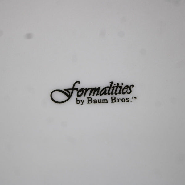 Baum Bros Formalities Cream Green Multi Ceramic Santa Sled 9 x 4 Decor