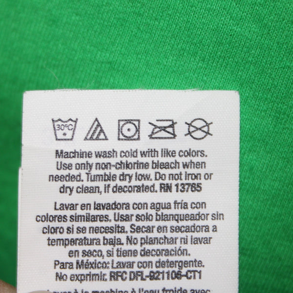 Fruit Of The Loom Shirt Sz 3XL Green Multi Colored Elf Design 100% Cotton Shirt