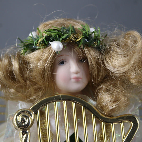Traditions Porcelain 12" Lighted Angel Tree Topper