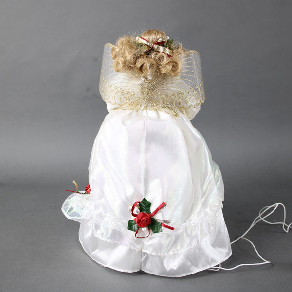 Traditions Porcelain 12" Lighted Angel Tree Topper