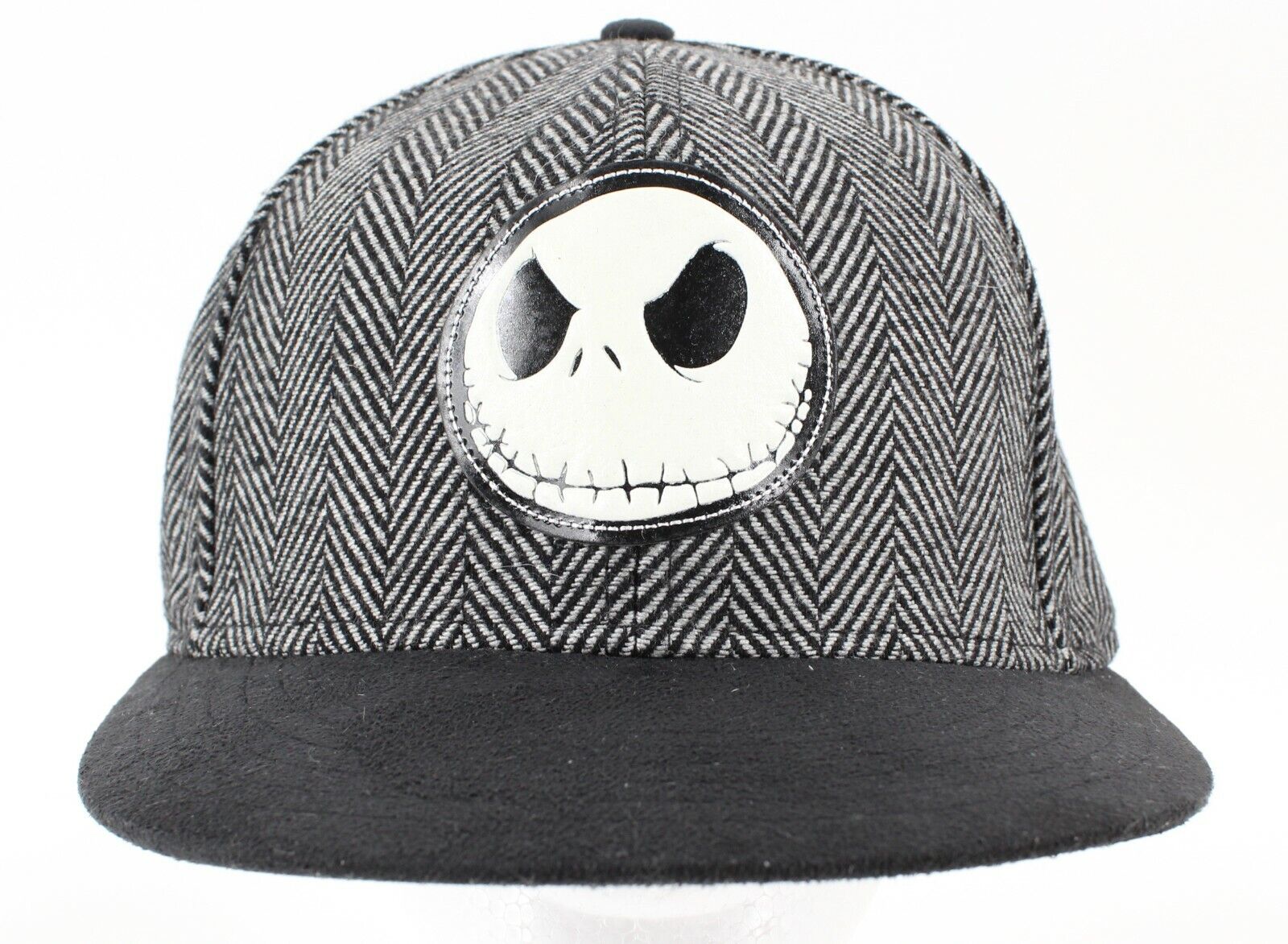 Disney The Nightmare Before Christmas Black Multi Polysuede Wool Patch Cap