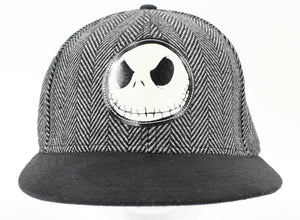 Disney The Nightmare Before Christmas Black Multi Polysuede Wool Patch Cap