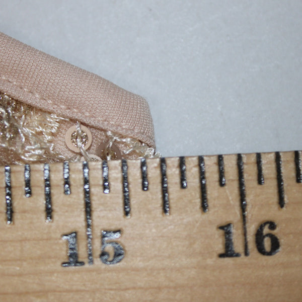 Hayden Dress NEW Sz S Tan Gold Sequin Lined Pockets 100% Polyester Dress