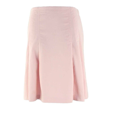 New Frontier Sz 10 Baby Pink Pleated Cotton Spandex Skirt