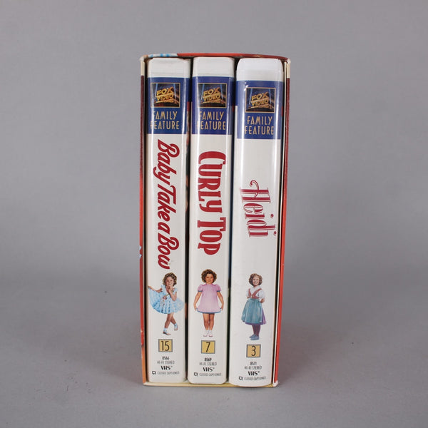 Fox VHS Family Favorites Shirley Temple Triple Pack VHS