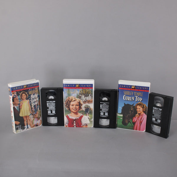 Fox VHS Family Favorites Shirley Temple Triple Pack VHS