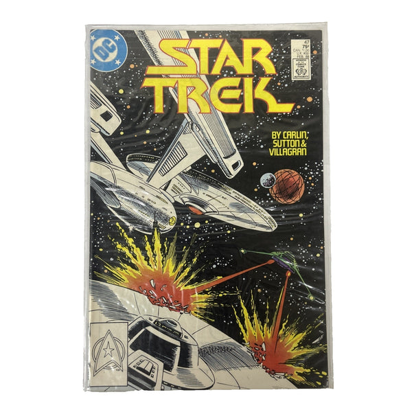 Dc Comics Comic Book Star Trek #47 Feb 88 Carlin Sutton Villagran Comic Book