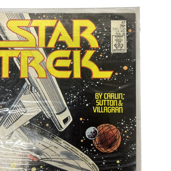 Dc Comics Comic Book Star Trek #47 Feb 88 Carlin Sutton Villagran Comic Book