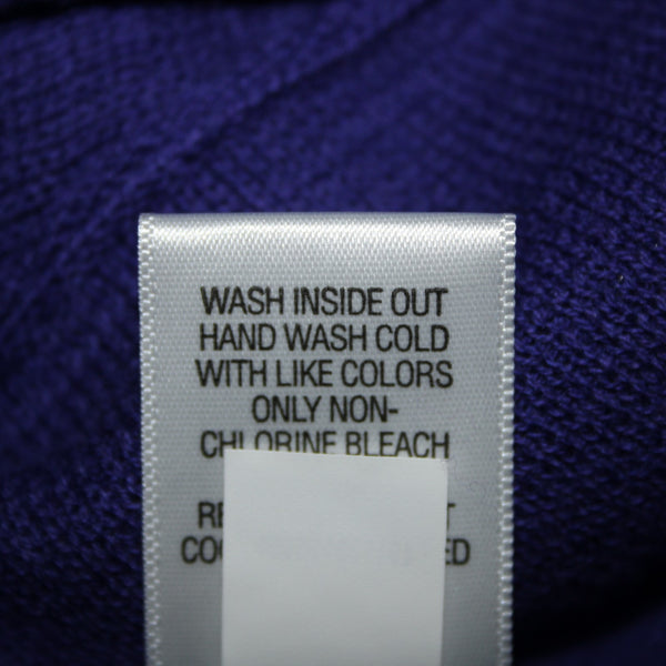 Simply Vera Sz M Purple Asymmetrical Draped Cotton Rayon Wrap Sweater
