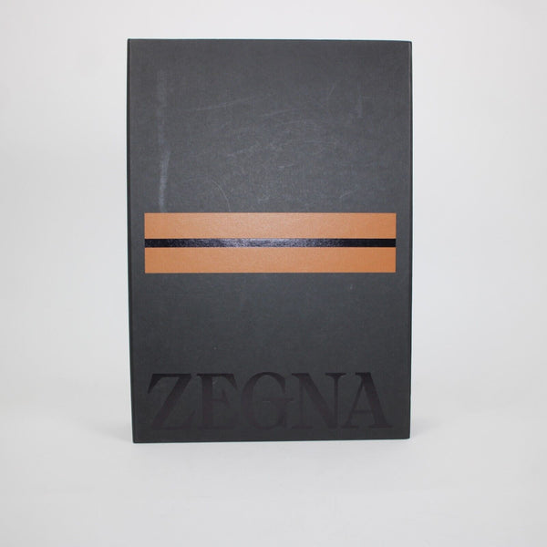 Zegna 14 x 10 x 3 Black Tan Pull Out Gift Box
