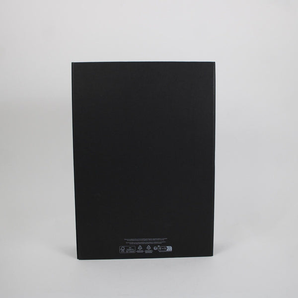 Zegna 14 x 10 x 3 Black Tan Pull Out Gift Box
