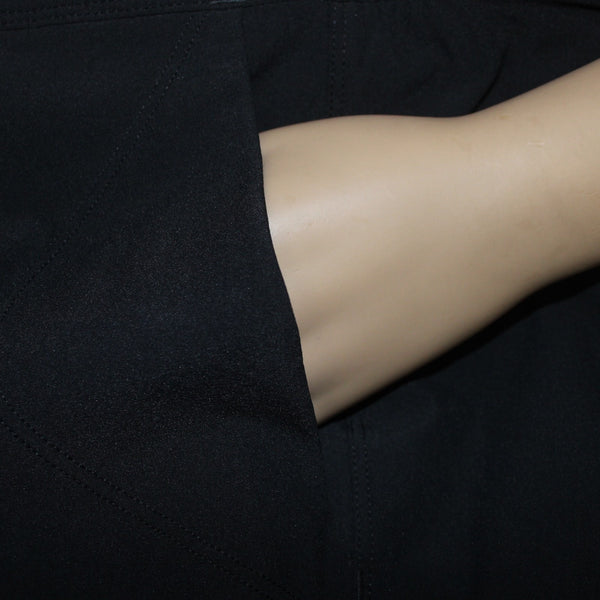 Lululemon Pant Sz 36 Black Pockets Straight Leg Nylon Spandex Pant