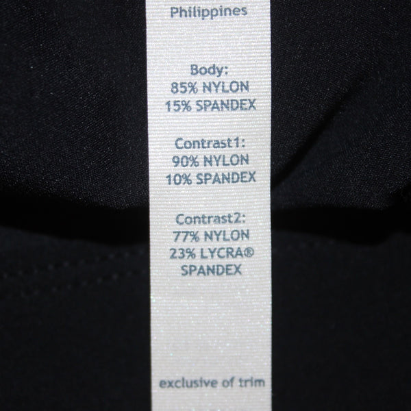 Lululemon Pant Sz 36 Black Pockets Straight Leg Nylon Spandex Pant
