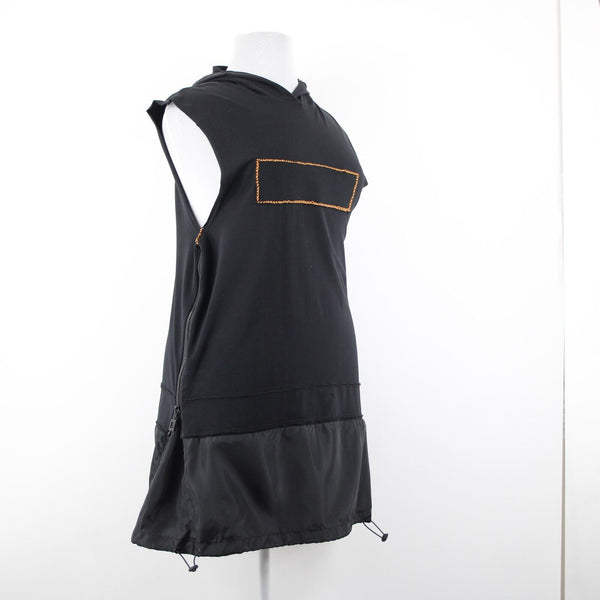 Dandify Black Multi Color Hooded Cat Kitten No Fabric Label Dress