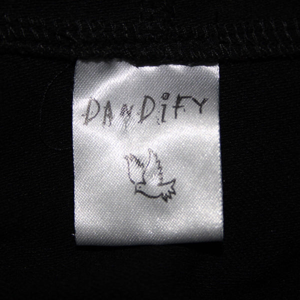 Dandify Black Multi Color Hooded Cat Kitten No Fabric Label Dress