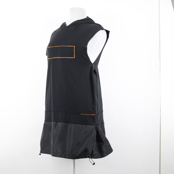 Dandify Black Multi Color Hooded Cat Kitten No Fabric Label Dress