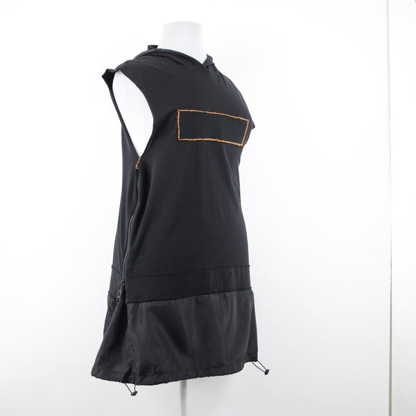 Dandify Black Multi Color Hooded Cat Kitten No Fabric Label Dress