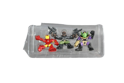 Hasbro Iron Man, Nick Fury, Green Goblin Mini Collectible Figures