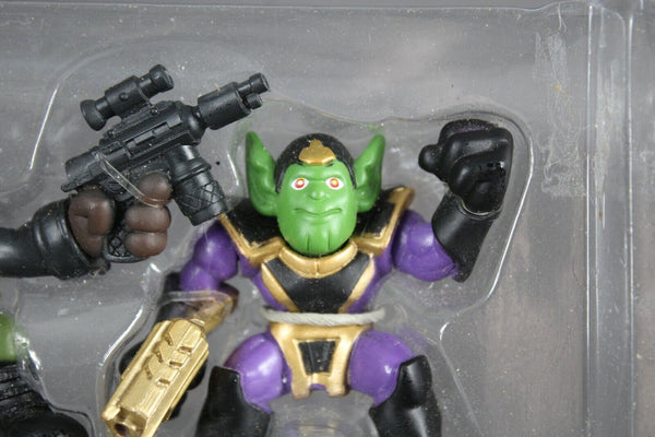 Hasbro Iron Man, Nick Fury, Green Goblin Mini Collectible Figures