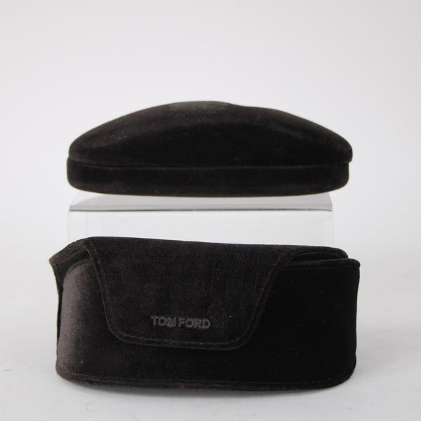 Tom Ford Sunglass Holders Set Of 2 Dark Brown Sunglass Holders