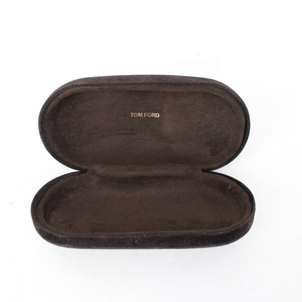 Tom Ford Sunglass Holders Set Of 2 Dark Brown Sunglass Holders