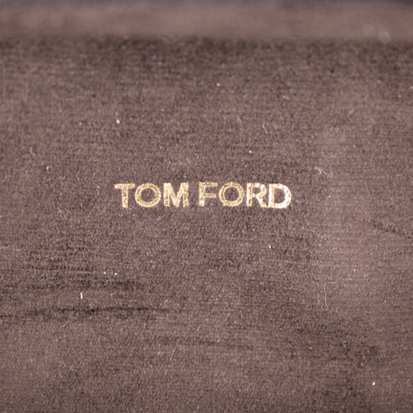 Tom Ford Sunglass Holders Set Of 2 Dark Brown Sunglass Holders