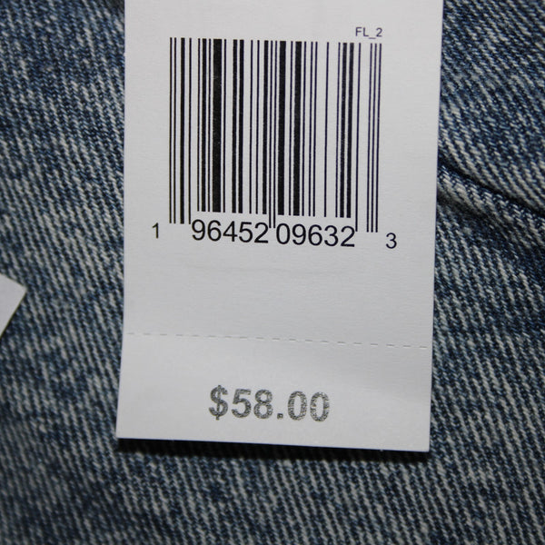 Originality NEW $58 Sz M Blue Denim Rock N Roll Patch 100% Cotton Jacket