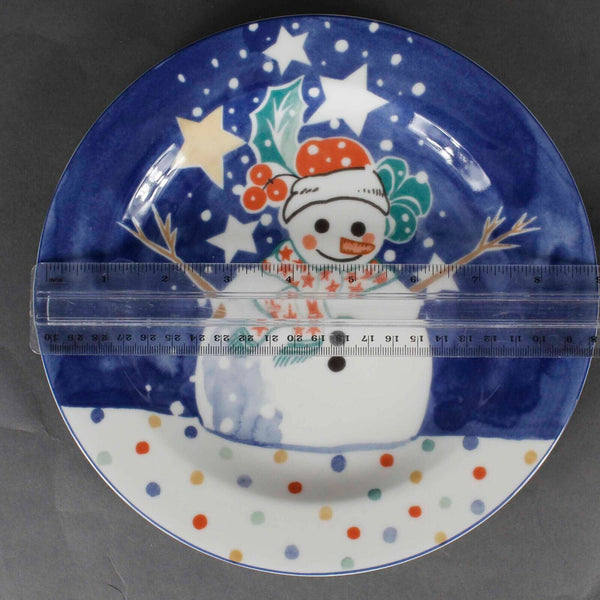 Noritake Epoch 9" X 1" Mr. Snowman E115 Plate