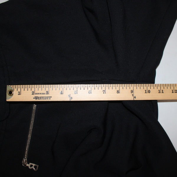 Bogner Pant Ski Vtg Sz 8 x 26 Black Zipper Stirrup Nylon Elastane Pant