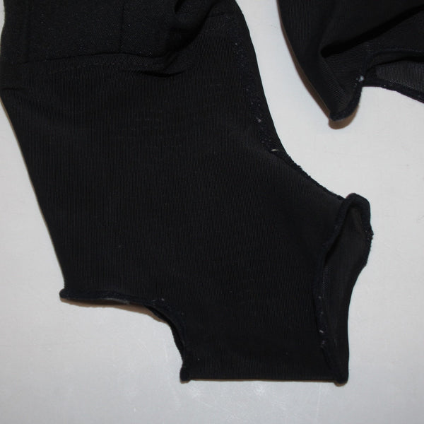 Bogner Pant Ski Vtg Sz 8 x 26 Black Zipper Stirrup Nylon Elastane Pant