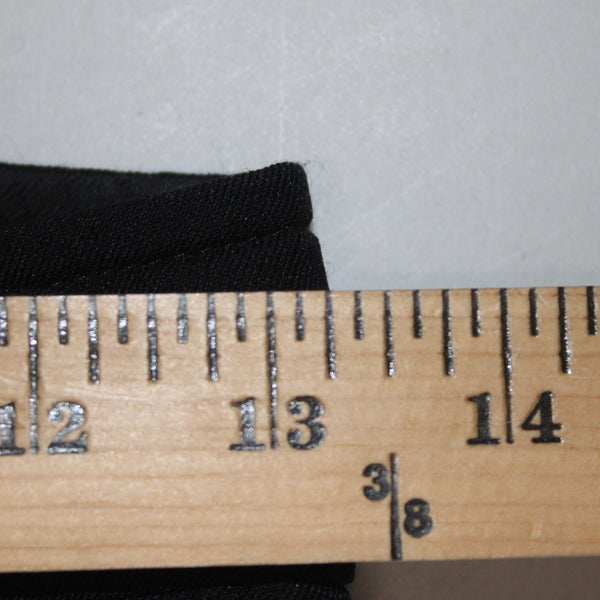 Bogner Pant Ski Vtg Sz 8 x 26 Black Zipper Stirrup Nylon Elastane Pant