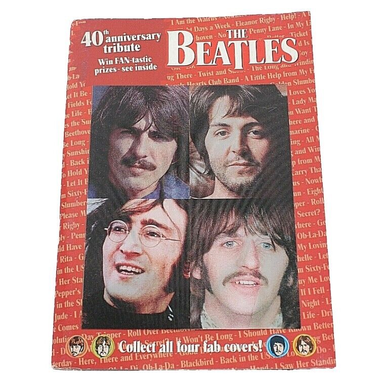 The Beatles Hologram Cover John 40th Anniversary Tribute 2003 Mini Mags