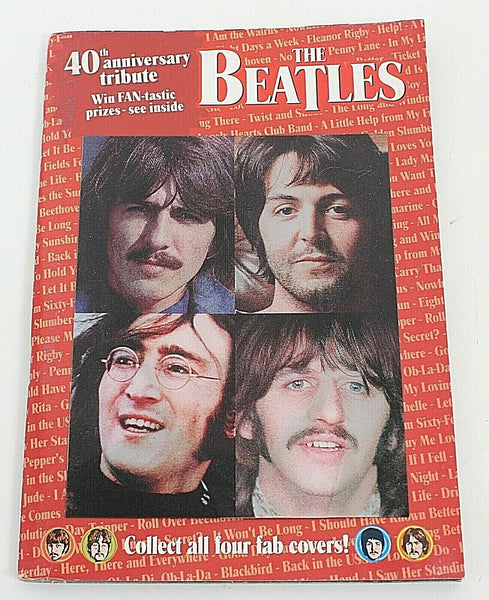 The Beatles Hologram Cover John 40th Anniversary Tribute 2003 Mini Mags