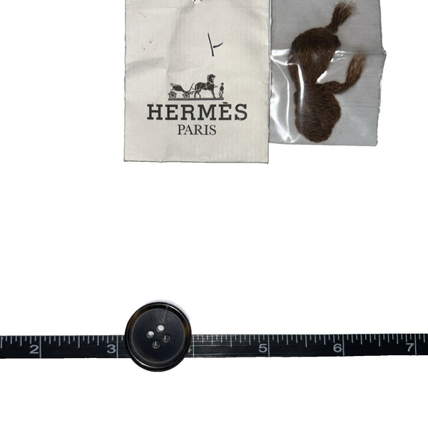 Hermes Paris Brown Thread And Button Repair Kit