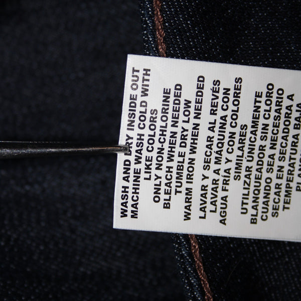 JMS NEW Short Sz 24WS x 28 Dark Blue Denim Pockets Straight Cotton Poly Jeans