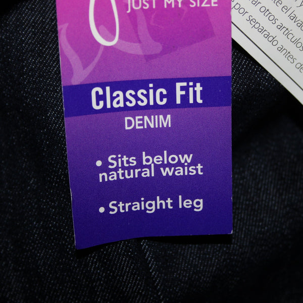 JMS NEW Short Sz 24WS x 28 Dark Blue Denim Pockets Straight Cotton Poly Jeans