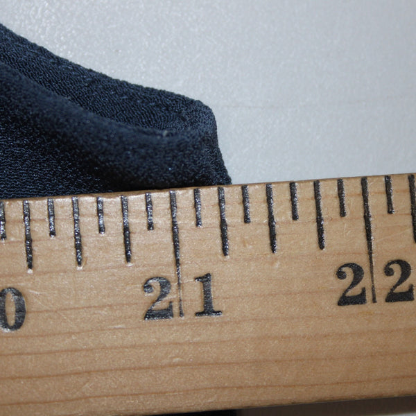 Vince Top Sz M Blue Collared V Neck Unlined 100% Silk Top