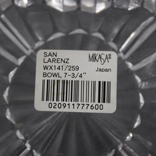 Mikasa San Larenz Crystal 7-3/4" Bowl