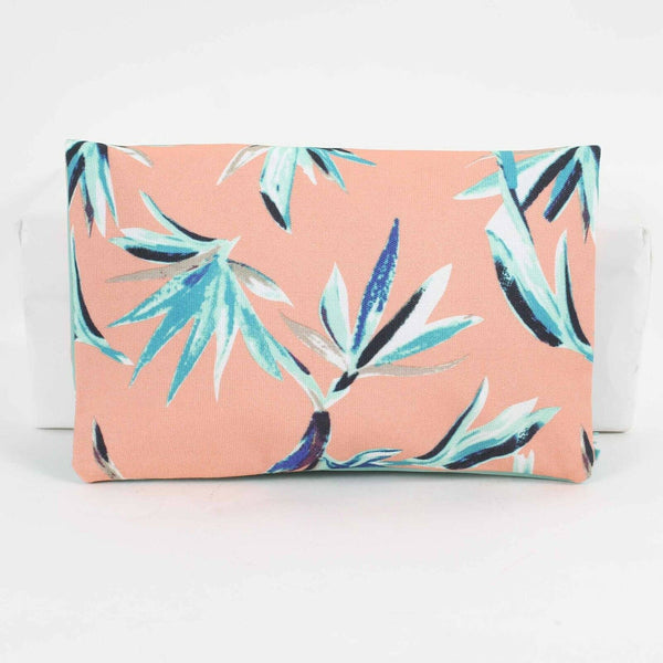 Rachel Pally Coral Multi 6.25 X 10 X 2.5 Zip Closure Clutch Cosmetic Bag