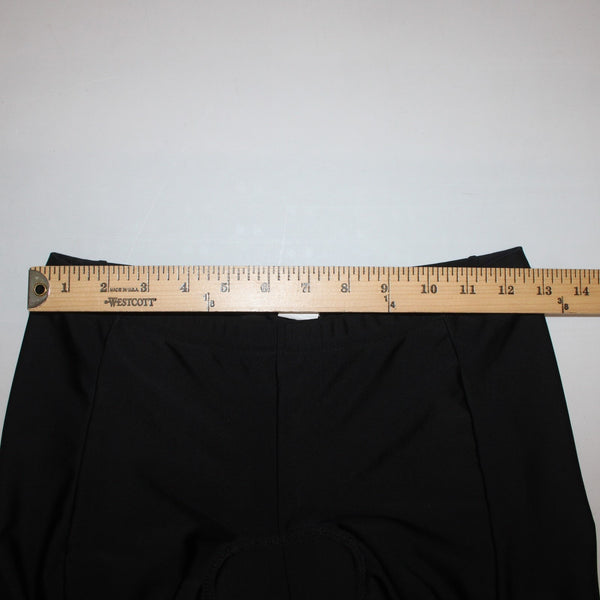 Canari AW Shorts Sz Sz M x 7 Black Elastic Waist Butt Bike Padding Poly Spandex