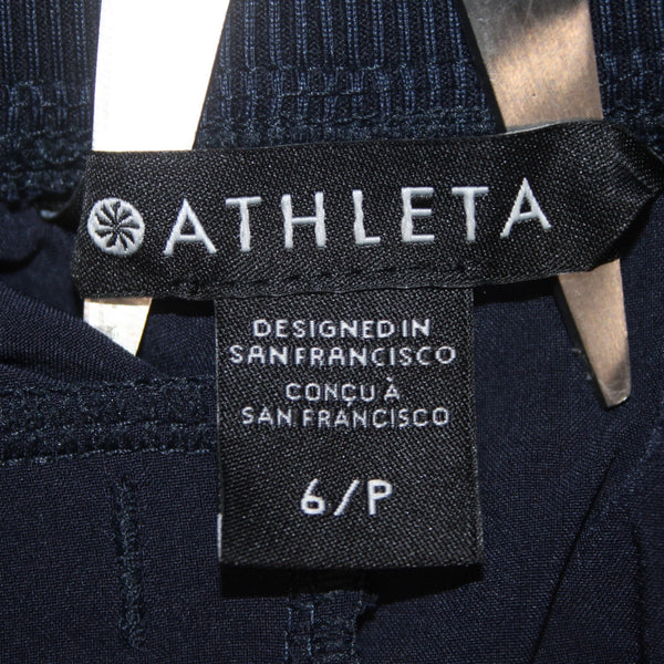Athleta AW Capri Pant NEW Sz 6P x 26 Navy Blue Brooklyn Ankle AW Capri Crop Pant