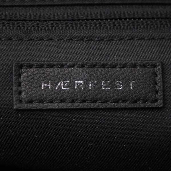 Haerfest 18 x 14 Black Silver Pockets Mercedes Benz Logo Nylon Leather Backpack