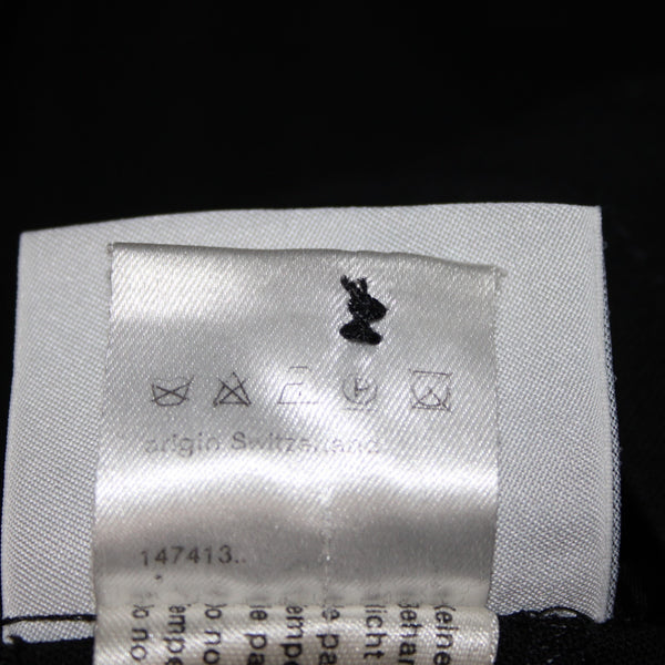 Akris Punto Pant Sz 10 x 30 Black Pockets Sheer 100% Wool Pant