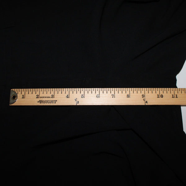 Akris Punto Pant Sz 10 x 30 Black Pockets Sheer 100% Wool Pant