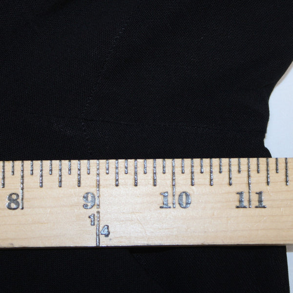 Akris Punto Pant Sz 10 x 30 Black Pockets Sheer 100% Wool Pant