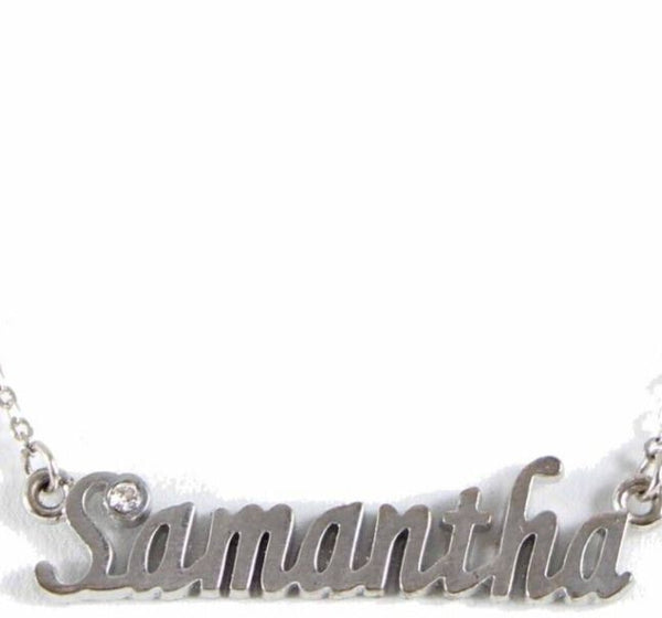SAMANTHA NEW Silvertone Rhinestone Accent 14.5" w 4.5" Multi Ring Ext Necklace