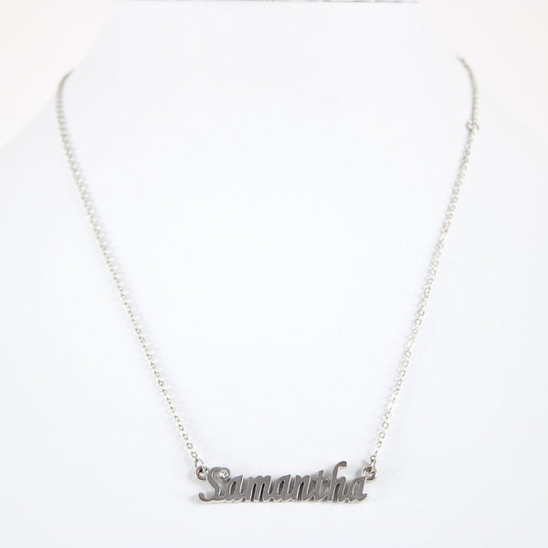 SAMANTHA NEW Silvertone Rhinestone Accent 14.5" w 4.5" Multi Ring Ext Necklace