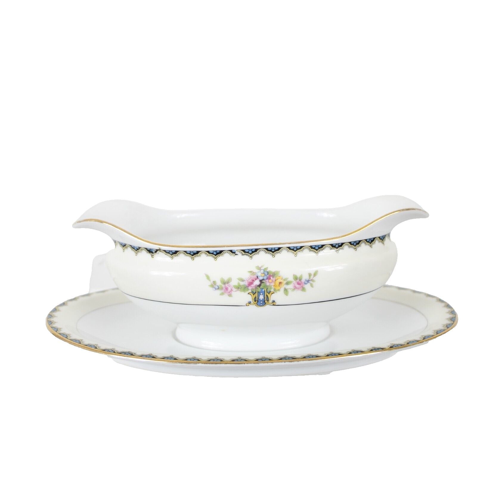 Noritake 10 X 6 Romeo Cream Floral Gravy Boat