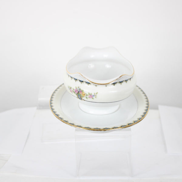 Noritake 10 X 6 Romeo Cream Floral Gravy Boat